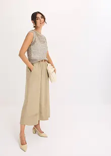 Top in filato a fettuccia, bonprix