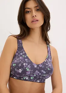 Reggiseno senza ferretto con cotone biologico (pacco da 2), bonprix