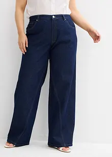 Jeans wide leg, vita alta, bonprix