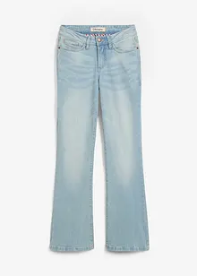 Jeans elasticizzati bootcut, vita media, bonprix
