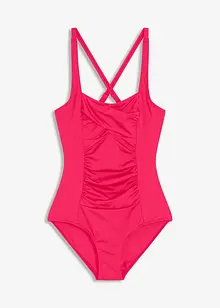 Costume intero in materiale lucido con effetto modellante medio, bonprix