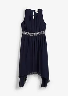 Abito in chiffon con paillettes, bonprix