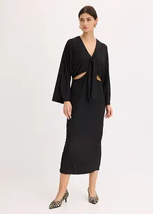 Abito midi con cut-out, bonprix