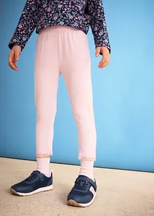 Leggings a 7/8 con pizzo sul fondo (pacco da 2), bonprix
