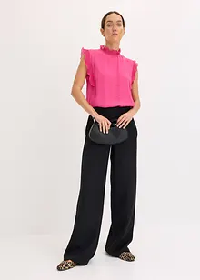 Blusa con volant, bonprix