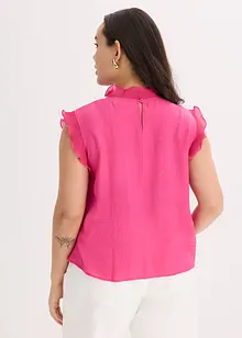 Blusa con volant, bonprix