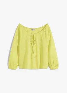 Blusa in puro cotone biologico, bonprix