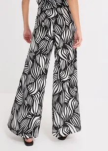 Pantaloni a palazzo con cinta comoda, bonprix