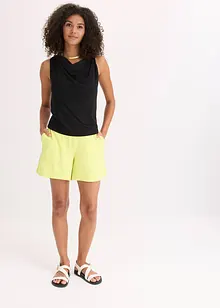 Shorts con elastico in vita in punto di Roma comodo, bonprix
