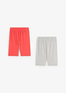 Ciclisti in misto cotone biologico elasticizzato (pacco da 2), bonprix