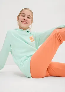 Leggings a pinocchietto in misto cotone biologico (pacco da 2), bonprix