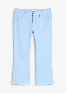 Pantaloni capri in cotone elasticizzato, bonprix