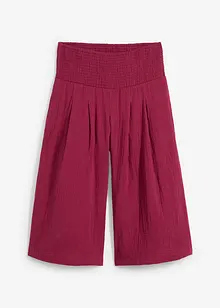 Pantaloni capri in mussola, bonprix