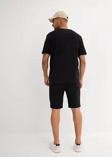 T-shirt e pantaloni corti in maglina di puro cotone biologico (set 2 pezzi), bonprix