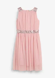 Abito in chiffon con paillettes, bonprix