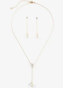 Collana e orecchini (set 3 pezzi), bonprix