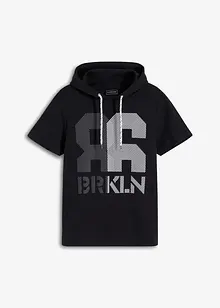 T-shirt con cappuccio in qualità pesante, bonprix