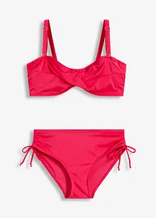 Bikini a balconcino (set 2 pezzi) in materiale lucido, bonprix