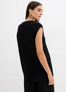 Top in maglia di fine viscosa a palloncino, bonprix