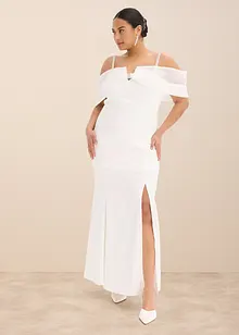 Abito da sposa in satin lucido con strass, bonprix