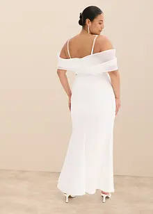 Abito da sposa in satin lucido con strass, bonprix
