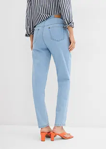 Mom jeans elasticizzati, a vita alta, bonprix