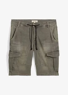 Bermuda di jeans in felpa, regular fit, bonprix