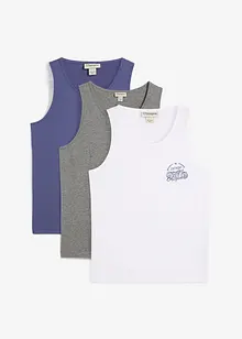 Canotta in puro cotone (pacco da 3), bonprix