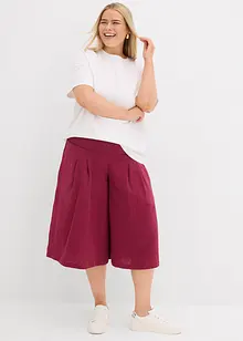 Pantaloni capri in mussola, bonprix
