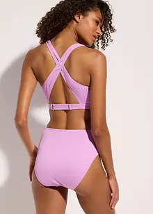 Bikini a bustier a costine (set 2 pezzi), bonprix