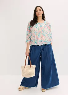 Blusa con fondo a palloncino, bonprix