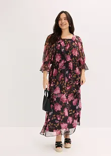 Abito lungo in chiffon, bonprix