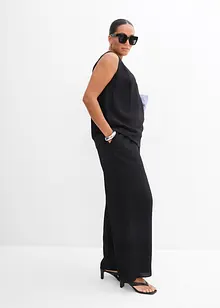 Top in misto viscosa crinkle, bonprix