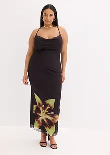 Abito con spalline sottili in fine mesh, bonprix
