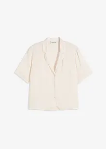 Camicetta in satin con colletto a revers, bonprix