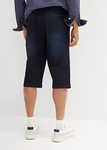 Bermuda in jeans lunghi elasticizzati, regular fit, bonprix