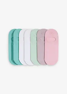 Fantasmini con cotone biologico e strisce in silicone (pacco da 7 paia), bonprix