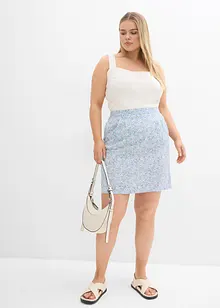 Minigonna in viscosa fluente, bonprix