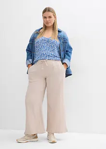 Top floreale in viscosa fluente, bonprix