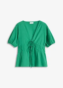 Blusa con laccetti, bonprix