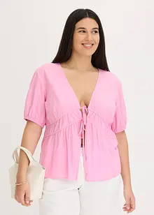 Blusa con laccetti, bonprix
