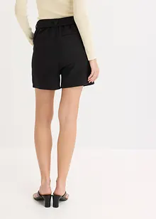 Shorts in twill con cintura da annodare, bonprix
