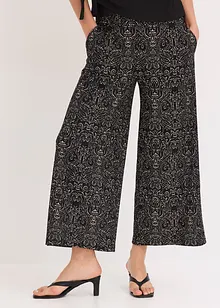 Pantaloni culotte in  jersey crêpe, bonprix