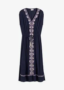 Abito midi con ricamo in stile bohémien, bonprix