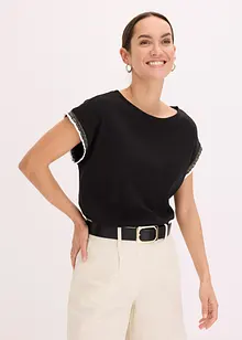Maglia con dettagli decorativi, bonprix