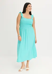 Abito di jersey con smock, bonprix