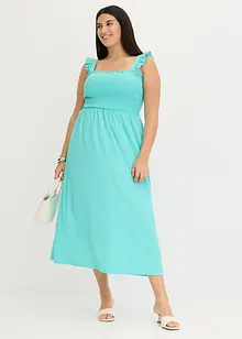 Abito di jersey con smock, bonprix