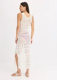 Abito lungo effetto crochet, bonprix