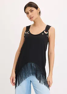 Top con frange, bonprix
