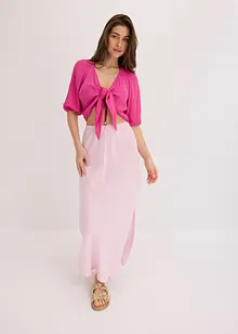 Blusa cropped in viscosa fluente, bonprix